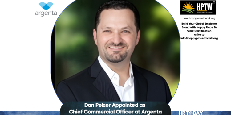 Dan Peizer Appointed as Chief Commercial Officer at Argenta