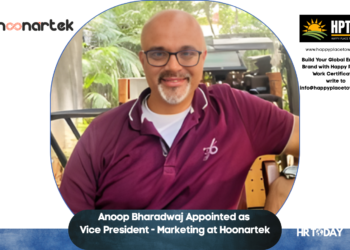 Anoop Bharadwaj Appointed as Vice President - Marketing at Hoonartek