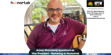 Anoop Bharadwaj Appointed as Vice President - Marketing at Hoonartek