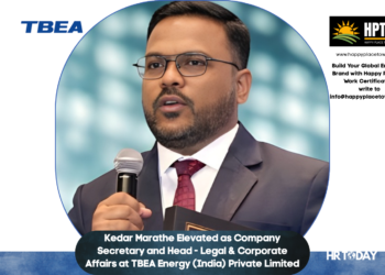 Kedar Marathe Elevated as Company Secretary and Head - Legal & Corporate Affairs at TBEA Energy (India) Private Limited