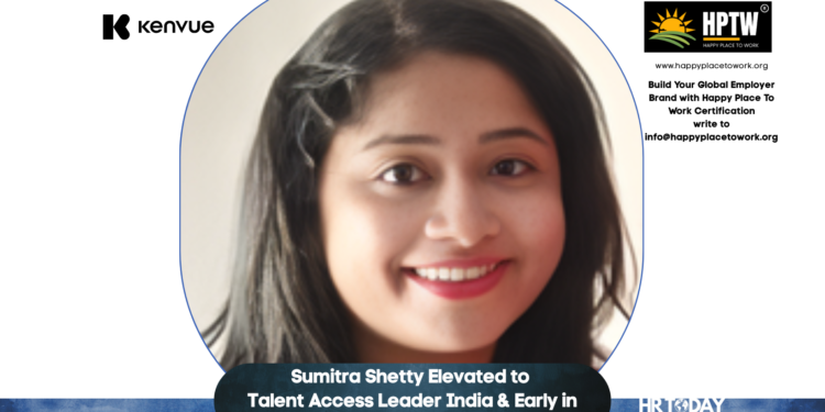 Sumitra Shetty Elevated to Talent Access Leader India & Early in Career Lead APAC at Kenvue