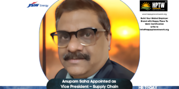 Anupam Saha Appointed as Vice President – Supply Chain Management at JSW Energy Ltd