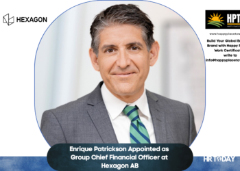 Enrique Patrickson Appointed as Group Chief Financial Officer at Hexagon AB