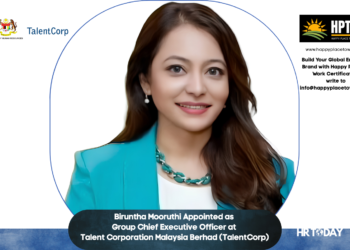 Biruntha Mooruthi Appointed as Group Chief Executive Officer at Talent Corporation Malaysia Berhad (TalentCorp)