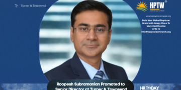 Roopesh Subramanian Promoted to Senior Director at Turner & Townsend