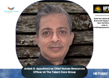 Avisek D. Appointed as Chief Human Resources Officer at The Talent Care Group