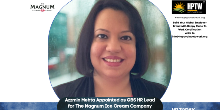 Azzmin Mehta Appointed as GBS HR Lead for The Magnum Ice Cream Company