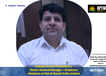 Mukesh Kumar Promoted to Senior General Manager – Employee Relations at Maruti Suzuki India Limited