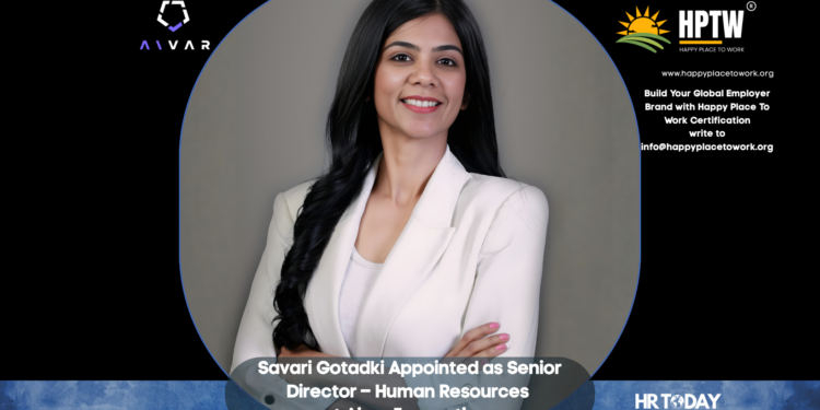 Savari Gotadki Appointed as Senior Director – Human Resources at Aivar Innovations