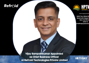 Vijay Sampathkumar Appointed as Chief Business Officer at Refroid Technologies Private Limited