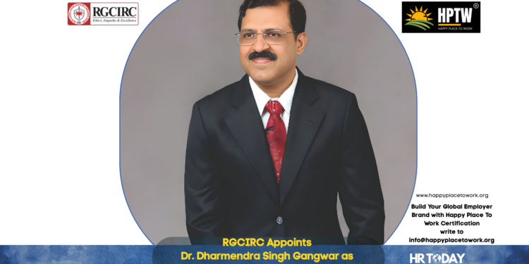 RGCIRC Appoints Dr. Dharmendra Singh Gangwar as Chief Executive Officer