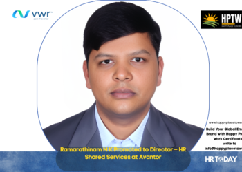 Ramarathinam M K Promoted to Director – HR Shared Services at Avantor