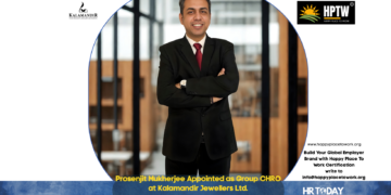 Prosenjit Mukherjee Appointed as Group CHRO at Kalamandir Jewellers Ltd.