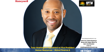 Tony Washington Appointed as Vice President Human Resources – Global Finance & Integrated Supply Chain at Honeywell