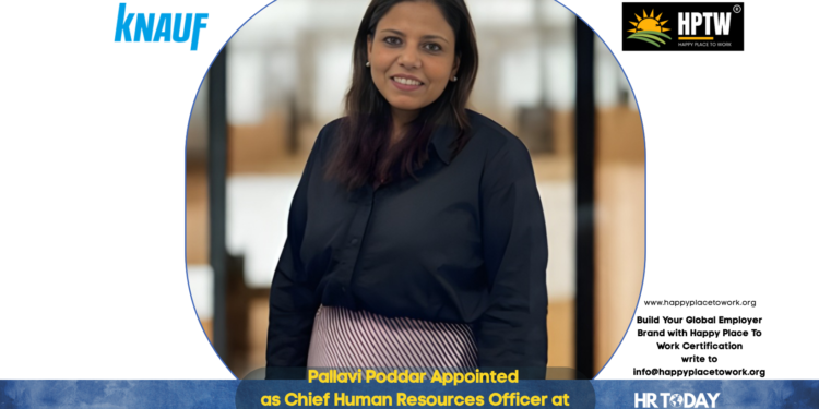Pallavi Poddar Appointed as Chief Human Resources Officer at Knauf India