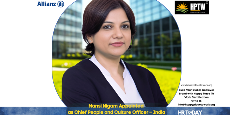 Mansi Nigam Appointed as Chief People and Culture Officer – India at Allianz Technology