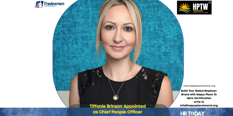 Tiffanie Brinson Appointed as Chief People Officer at Tradesmen International