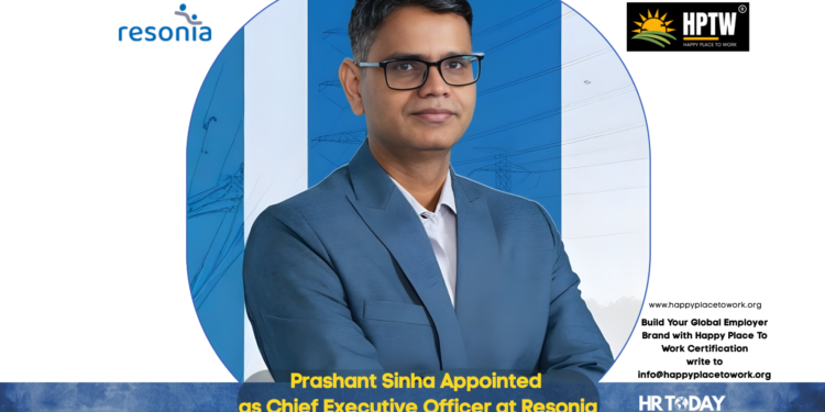 Prashant Sinha Appointed as Chief Executive Officer at Resonia