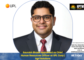 Saurabh Bhasin Appointed as Chief Human Resources Officer at UPL Corp | Agri Solutions