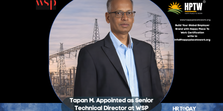 Tapan M. Appointed as Senior Technical Director at WSP