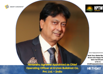 Himanshu Agrawal Appointed as Chief Operating Officer at Kryton Buildmat Co. Pvt. Ltd. – India