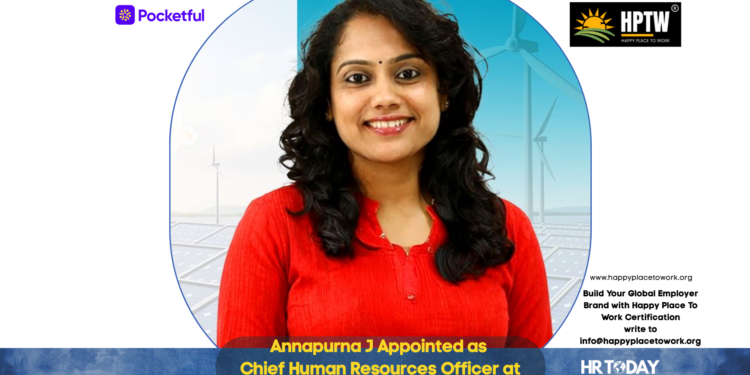 Annapurna J Appointed as Chief Human Resources Officer at Serentica Renewables