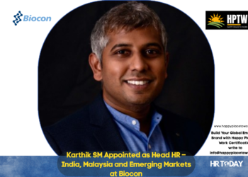 Karthik SM Appointed as Head HR – India, Malaysia and Emerging Markets at Biocon