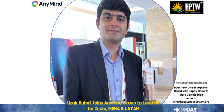 Uzair Suhail Joins AnyMind Group to Lead HR for India, MENA & LATAM