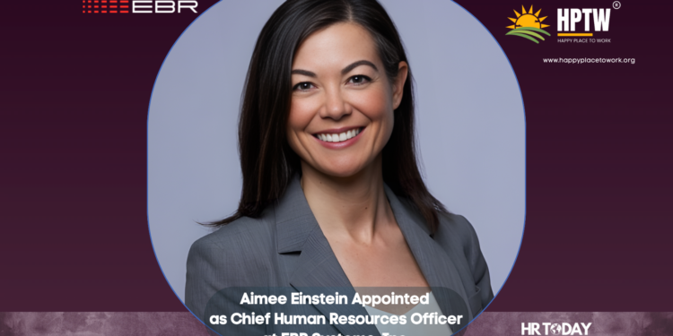 Aimee Einstein Appointed as Chief Human Resources Officer at EBR Systems, Inc.