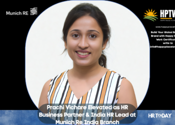 Prachi Vichare Elevated as HR Business Partner & India HR Lead at Munich Re India Branch