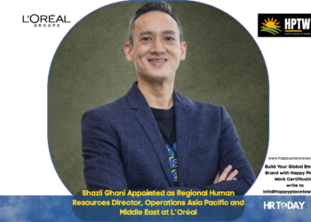 Shazli Ghani Appointed as Regional Human Resources Director, Operations Asia Pacific and Middle East at L’Oréal