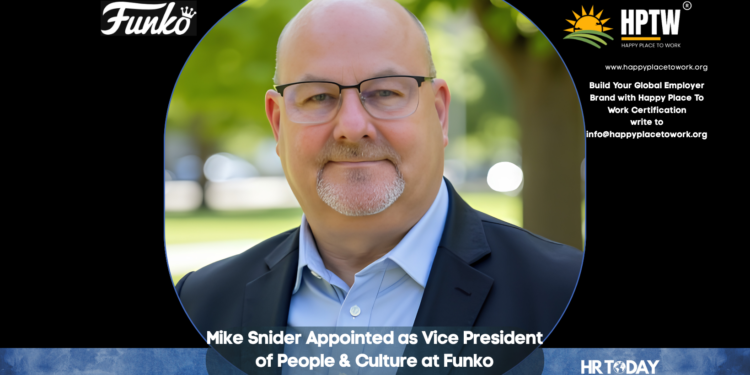 Mike Snider Appointed as Vice President of People & Culture at Funko