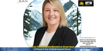 Nicole O'Dowd Martins Elevated as Group Head of People & Pay at Retail Apparel Group