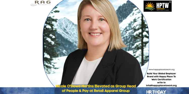 Nicole O'Dowd Martins Elevated as Group Head of People & Pay at Retail Apparel Group
