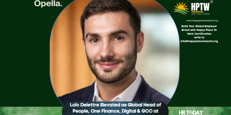 Loïc Delettre Elevated as Global Head of People, One Finance, Digital & GCC at Opella