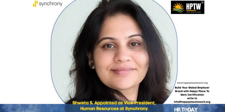 Shweta S. Appointed as Vice President, Human Resources at Synchrony