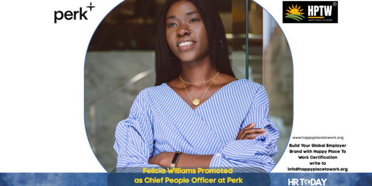 Felicia Williams Promoted as Chief People Officer at Perk