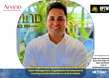 Vaibhav Raghuvanshi Appointed as Head of HR COEs – Talent Management, Organisation Development & Learning and Development at Arvind Limited