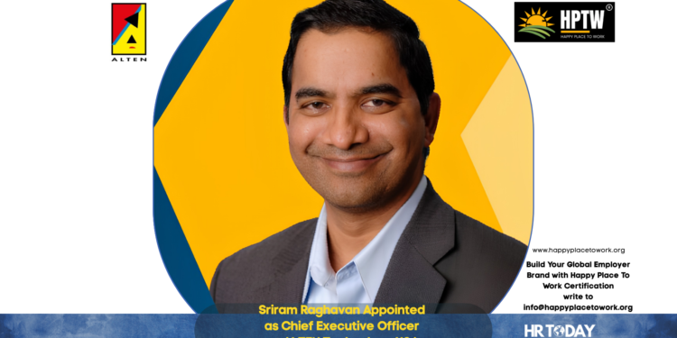 Sriram Raghavan Appointed as Chief Executive Officer at ALTEN Technology USA