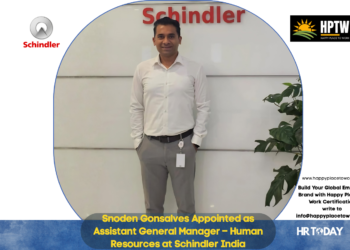 Snoden Gonsalves Appointed as Assistant General Manager – Human Resources at Schindler India
