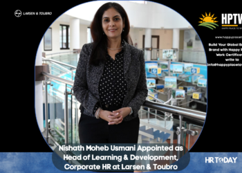 Nishath Moheb Usmani Appointed as Head of Learning & Development, Corporate HR at Larsen & Toubro