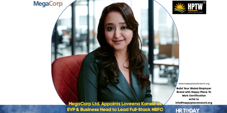 MegaCorp Ltd. Appoints Loveena Kansal as EVP & Business Head to Lead Full-Stack NBFC Operations and AI-Driven Lending Growth