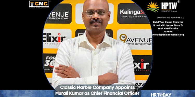 Classic Marble Company Appoints Murali Kumar as Chief Financial Officer to Drive Next Phase of Growth