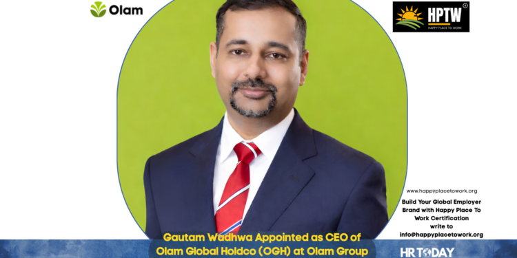 Gautam Wadhwa Appointed as CEO of Olam Global Holdco (OGH) at Olam Group