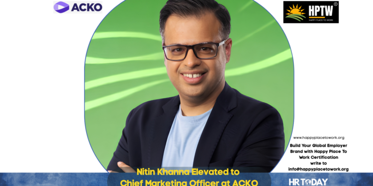 Nitin Khanna Elevated to Chief Marketing Officer at ACKO