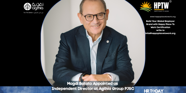 Magdi Batato Appointed as Independent Director at Agthia Group PJSC