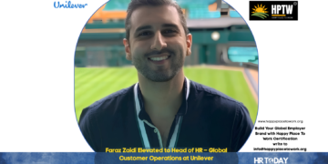 Faraz Zaidi Elevated to Head of HR – Global Customer Operations at Unilever
