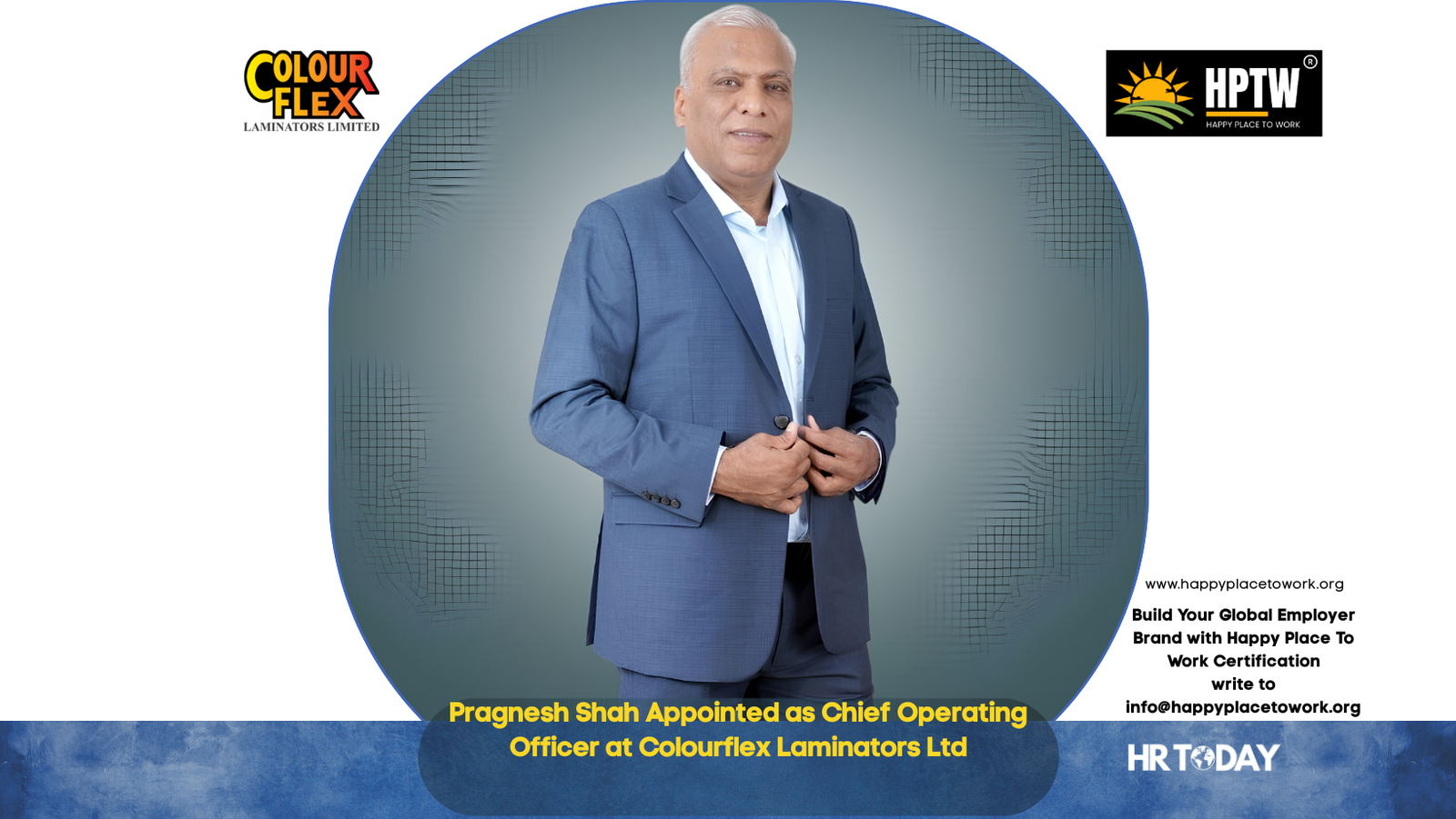 Pragnesh Shah Appointed As Chief Operating Officer At Colourflex Pragnesh Shah Appointed As Chief Operating Officer At Colourflex