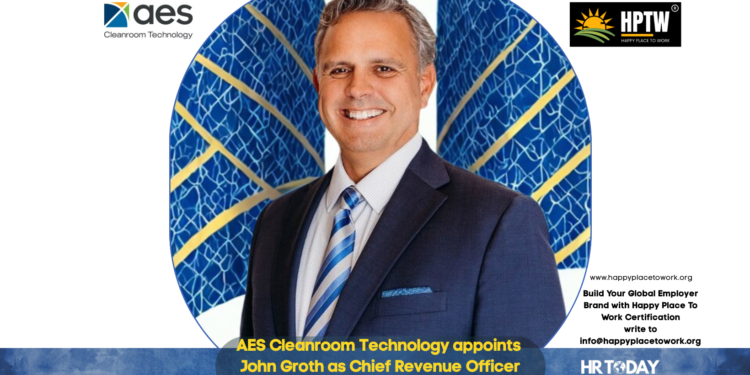 AES Cleanroom Technology appoints John Groth as Chief Revenue Officer