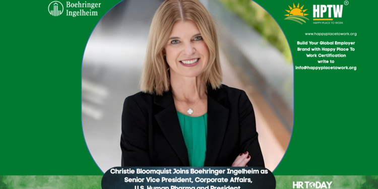 Christie Bloomquist Joins Boehringer Ingelheim as Senior Vice President, Corporate Affairs, U.S. Human Pharma and President, Boehringer Cares Foundation